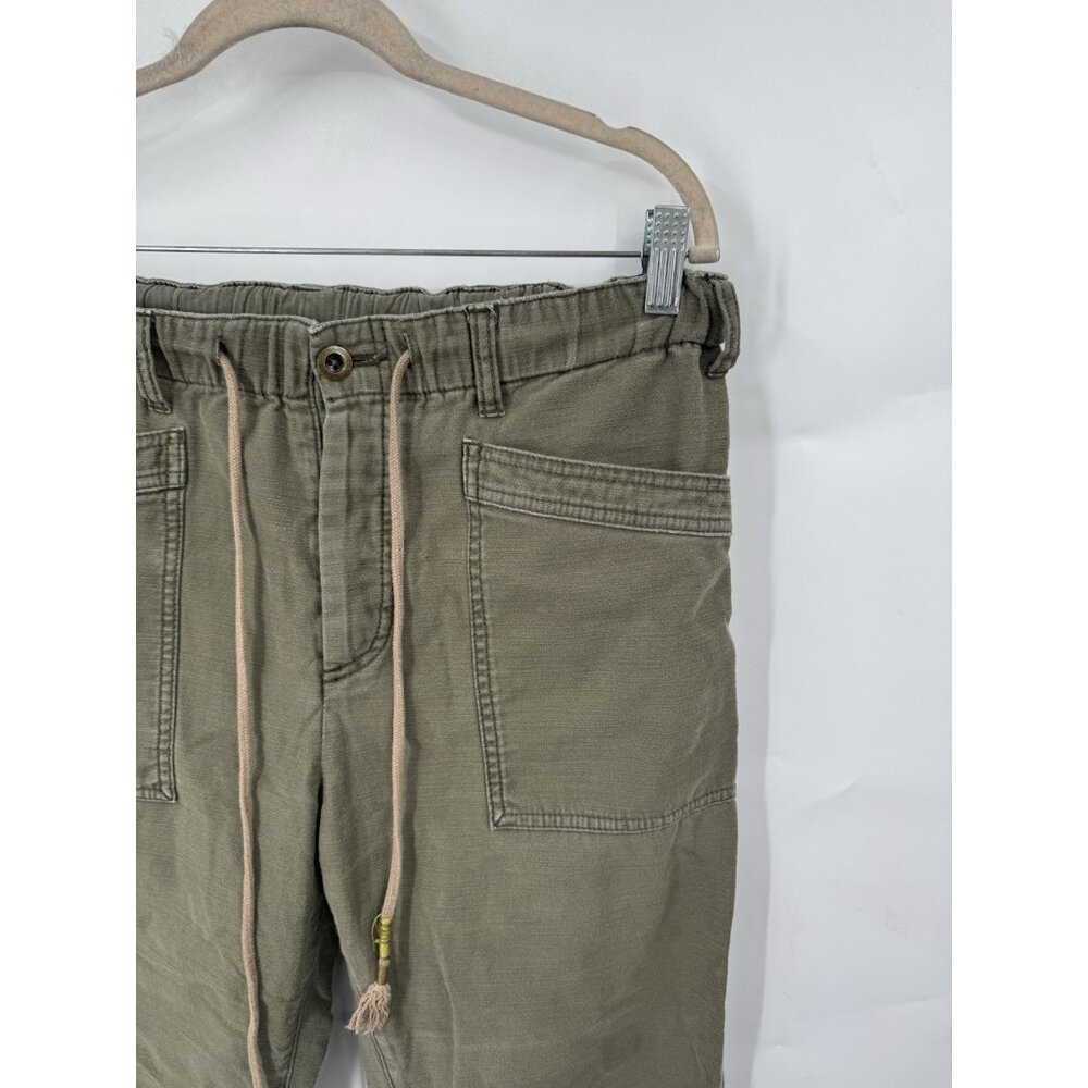 Utility Drawstring Cargo Pants - Olive - image 9